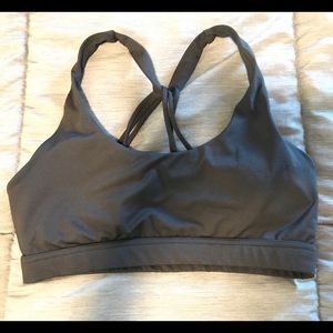 Black sports bra